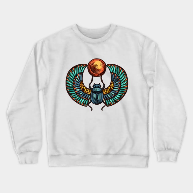 Scarab Crewneck Sweatshirt by NewWorldIsHere